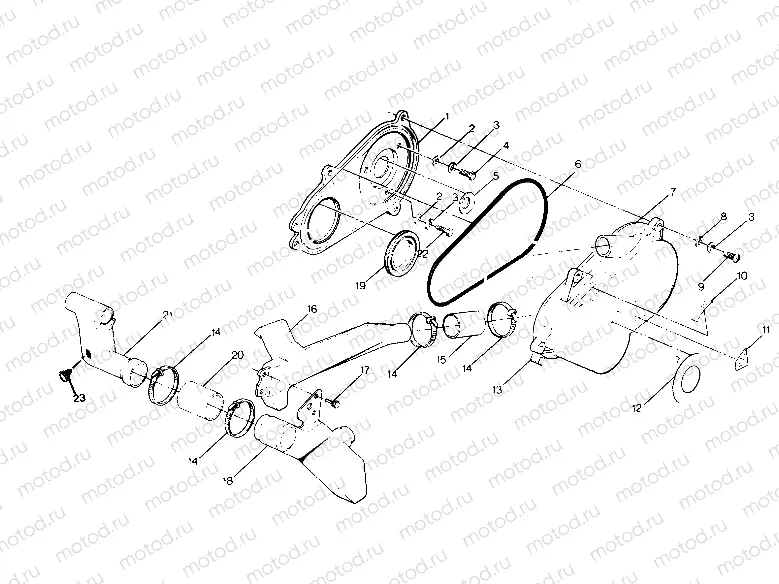 CLUTCH COVER ASSEMBLY BIG BOSS 4X6 (4919801980024A) | CLUTCH COVER ASSEMBLY BIG BOSS 4X6 (4919801980024A)