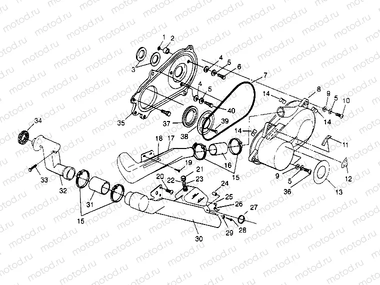 CLUTCH COVER ASSEMBLY Sportsman 4x4 W948040 (4926842684B014) | CLUTCH COVER ASSEMBLY Sportsman 4x4 W948040 (4926842684B014)