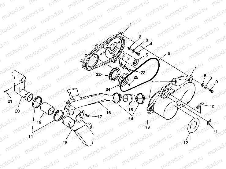 CLUTCH COVER ASSEMBLY Trail Blazer W937221 (4924082408021A) | CLUTCH COVER ASSEMBLY Trail Blazer W937221 (4924082408021A)