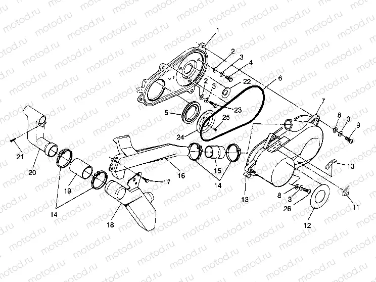 CLUTCH COVER ASSEMBLY Trail Blazer W947221 (4926832683B011) | CLUTCH COVER ASSEMBLY Trail Blazer W947221 (4926832683B011)