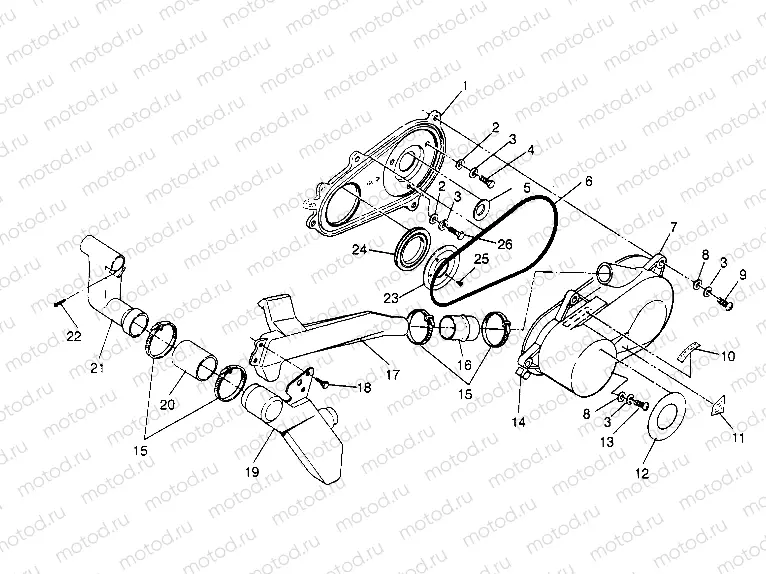 CLUTCH COVER ASSEMBLY Trail Blazer W957221 (4930363036B010) | CLUTCH COVER ASSEMBLY Trail Blazer W957221 (4930363036B010)