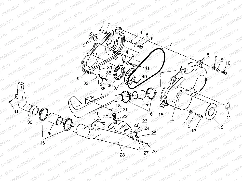 CLUTCH COVER ASSEMBLY XPLORER 4X4 W959140 (4930223022C005) | CLUTCH COVER ASSEMBLY XPLORER 4X4 W959140 (4930223022C005)