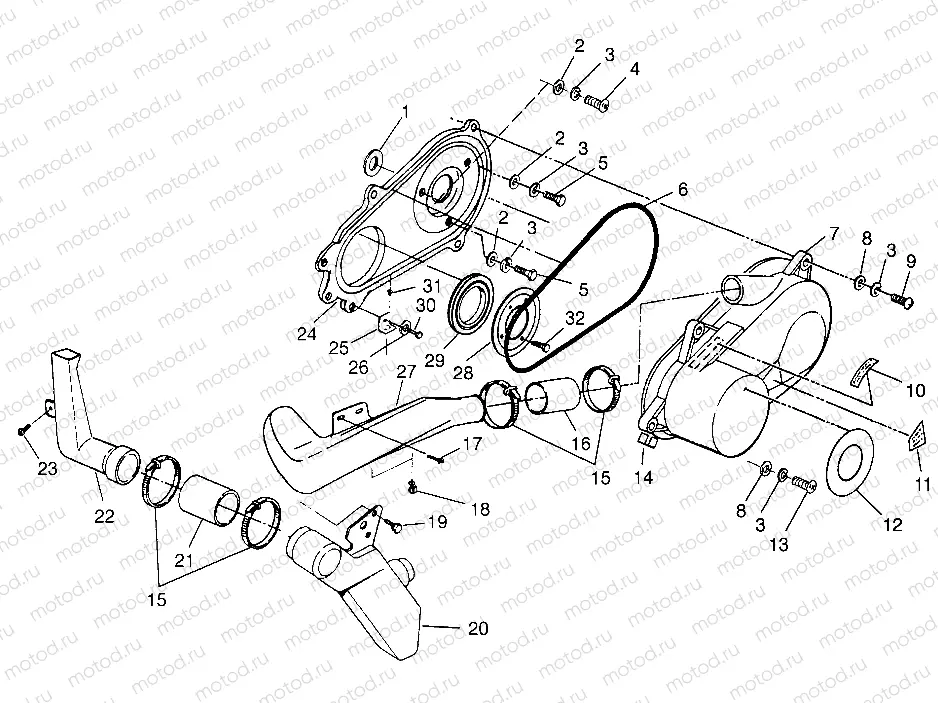 CLUTCH COVER (BLAZER) - W967827 (4935863586C008) | CLUTCH COVER (BLAZER) - W967827 (4935863586C008)