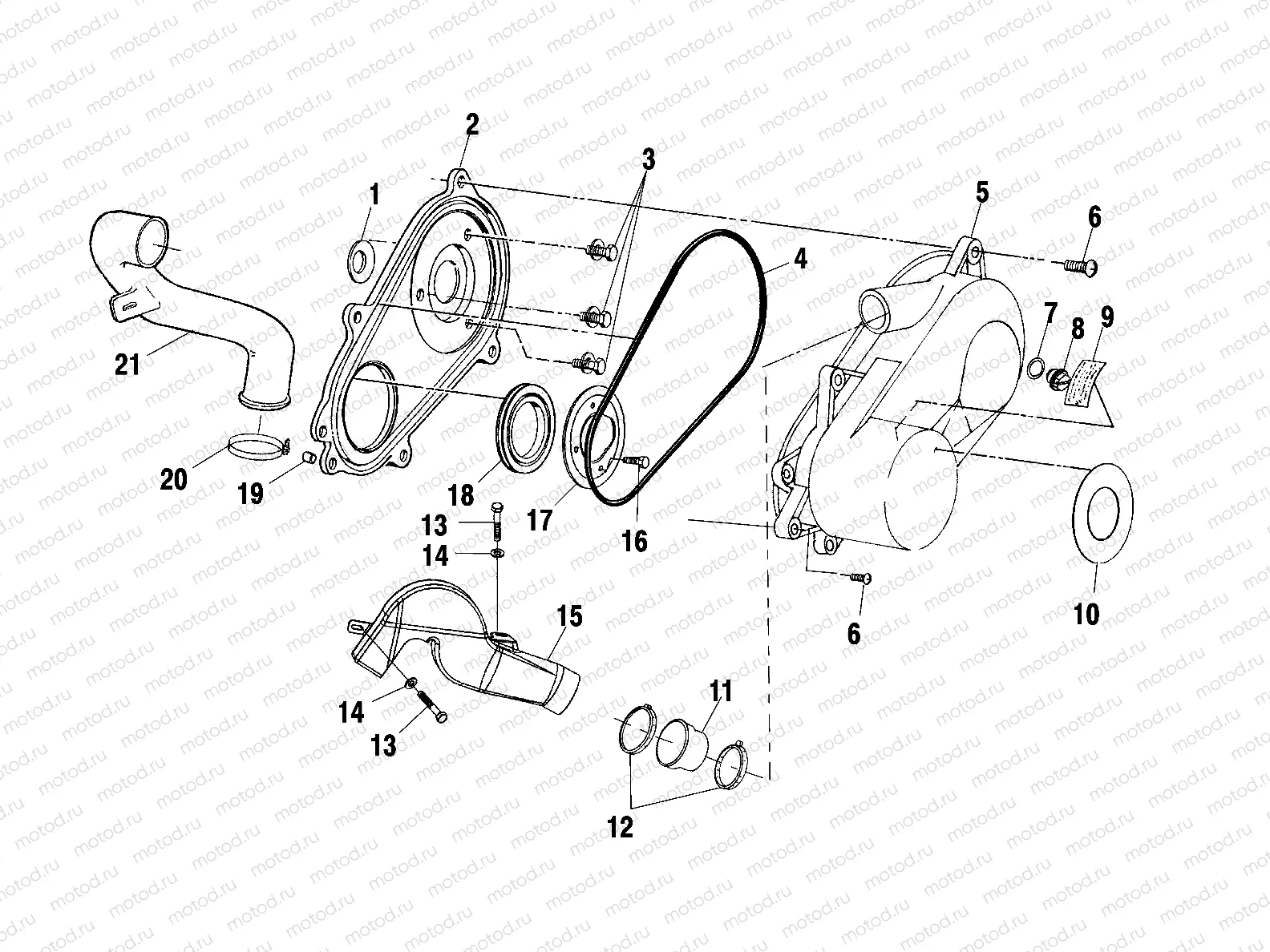 CLUTCH COVER - C02CD50AC (4972407240C06) | CLUTCH COVER - C02CD50AC (4972407240C06)
