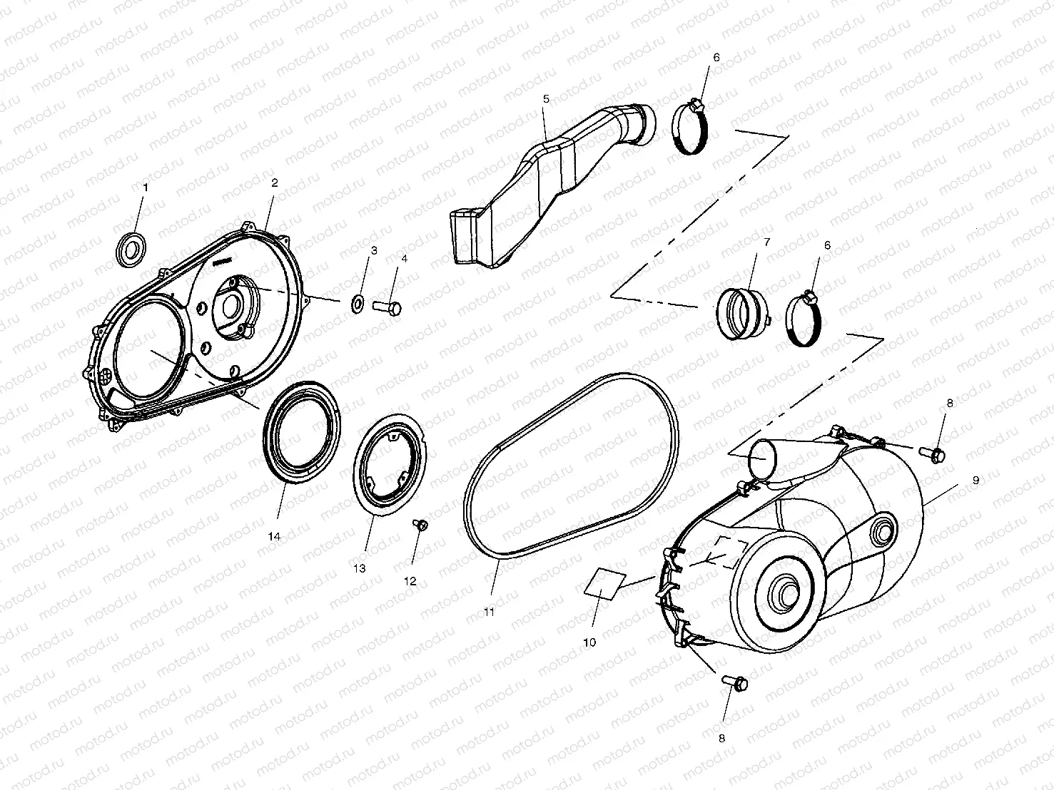 CLUTCH COVER - C10RD50AA (4976437643C11) | CLUTCH COVER - C10RD50AA (4976437643C11)