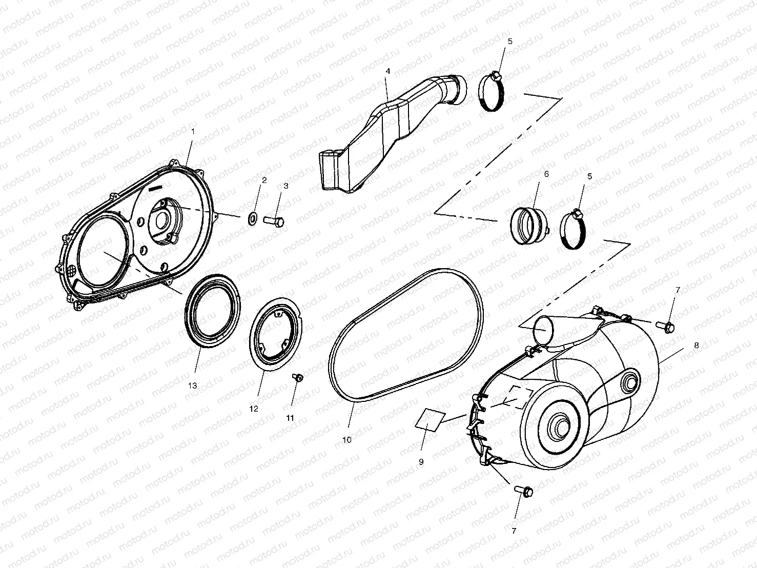 CLUTCH COVER - C11RB42AA/C11RD50AA/AB/C11RF50AA (4981898189D01) | CLUTCH COVER - C11RB42AA/C11RD50AA/AB/C11RF50AA (4981898189D01)