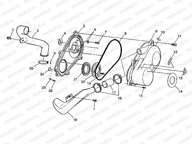 CLUTCH COVER Magnum 2X4 W97AA42A (4940704070B013) | CLUTCH COVER Magnum 2X4 W97AA42A (4940704070B013)