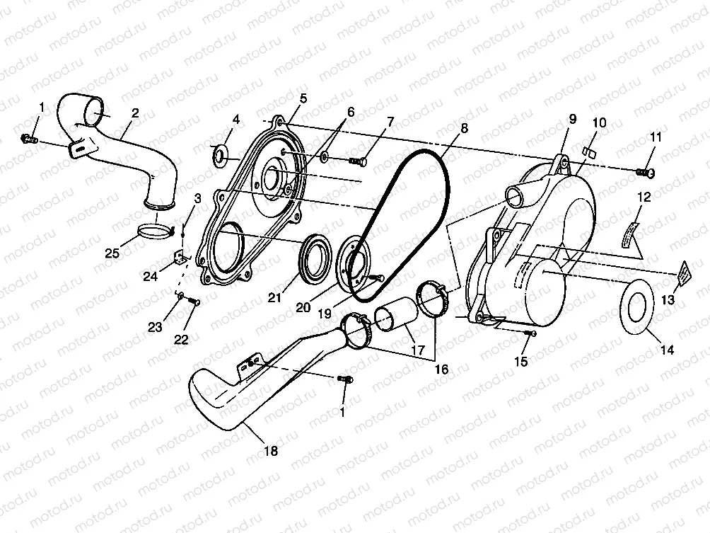 CLUTCH COVER Magnum 2X4 W98AA42A (4945524552B013) | CLUTCH COVER Magnum 2X4 W98AA42A (4945524552B013)