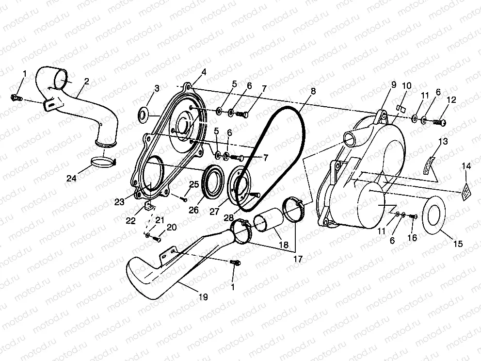CLUTCH COVER Magnum 4X4 W968144 and Swedish Magnum 4X4 S968144 (4936053605C002) | CLUTCH COVER Magnum 4X4 W968144 and Swedish Magnum 4X4 S968144 (4936053605C002)