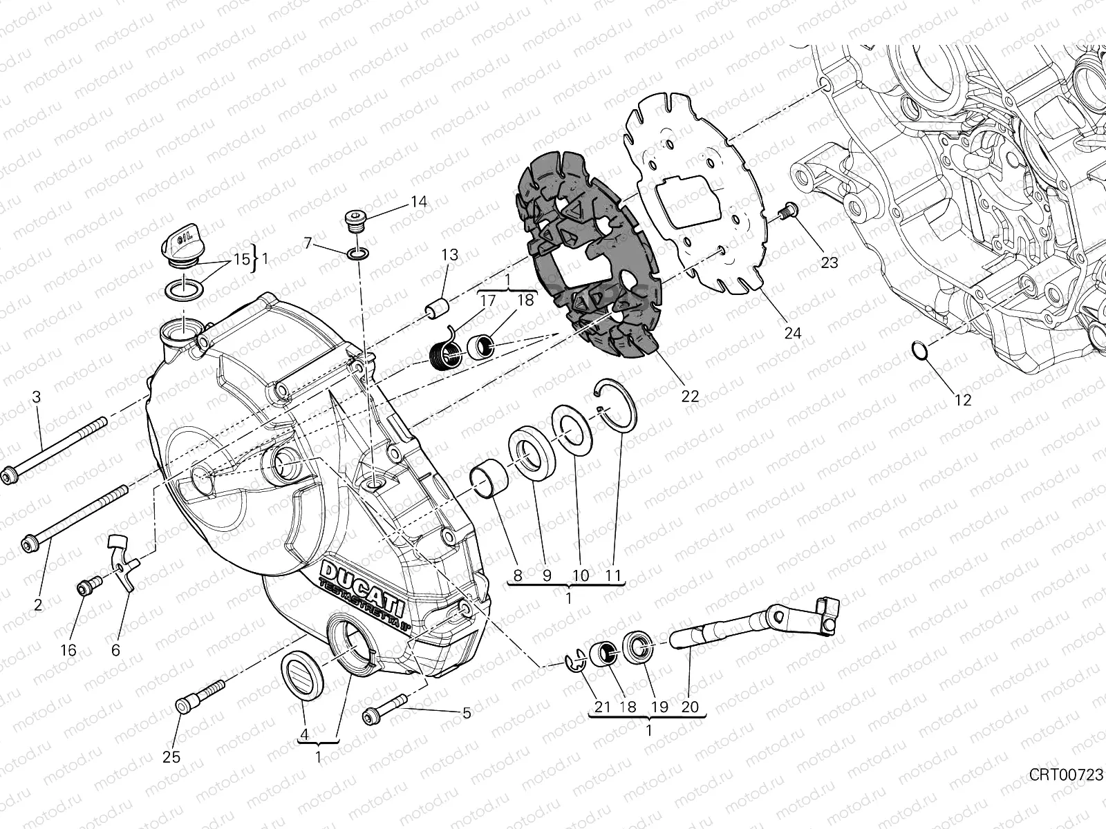 CLUTCH COVER [MOD:HY939STR]