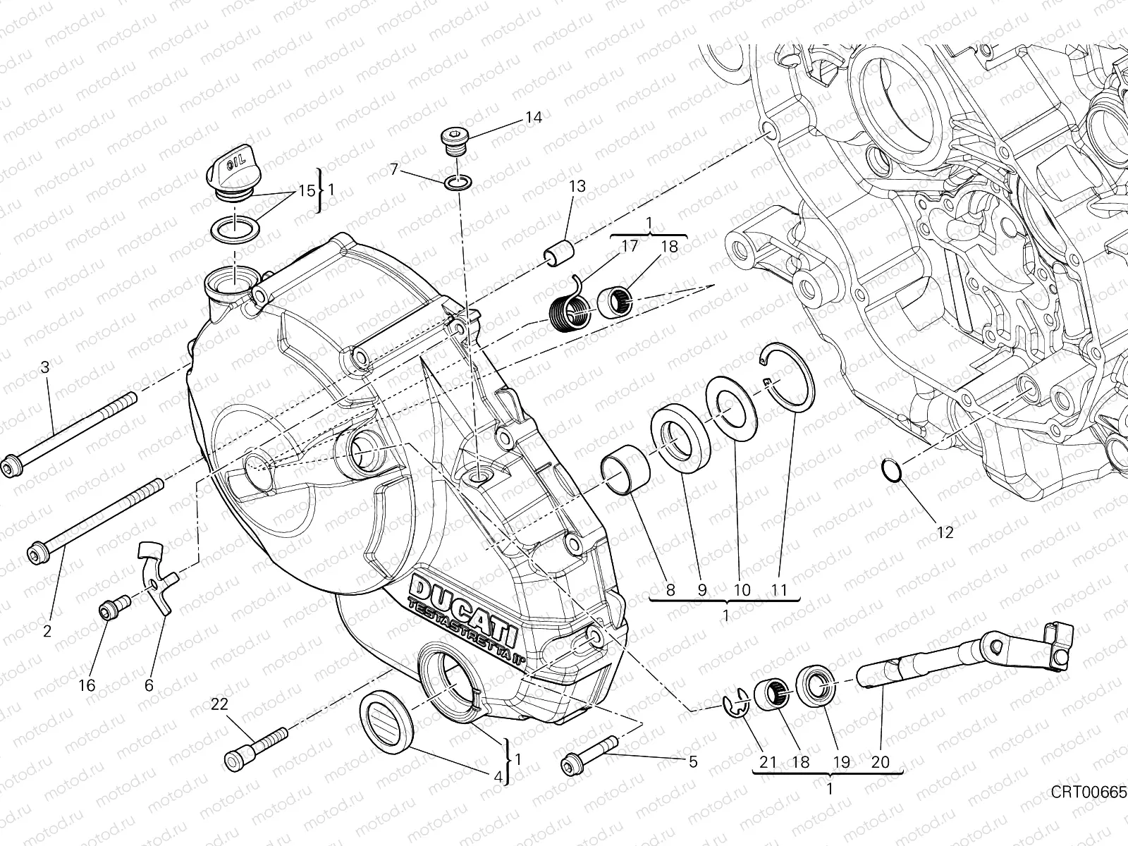 CLUTCH COVER [MOD:HYP STR;XST:AUS,EUR,FRA,JAP,TWN]