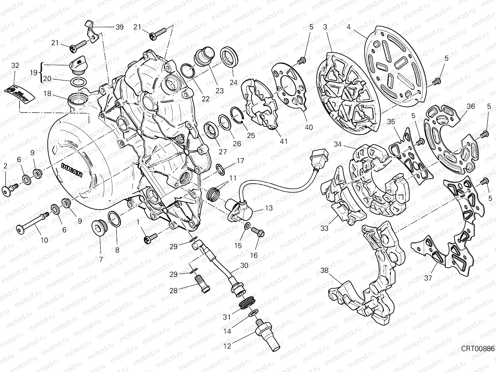 CLUTCH COVER [MOD:SFV4 S]
