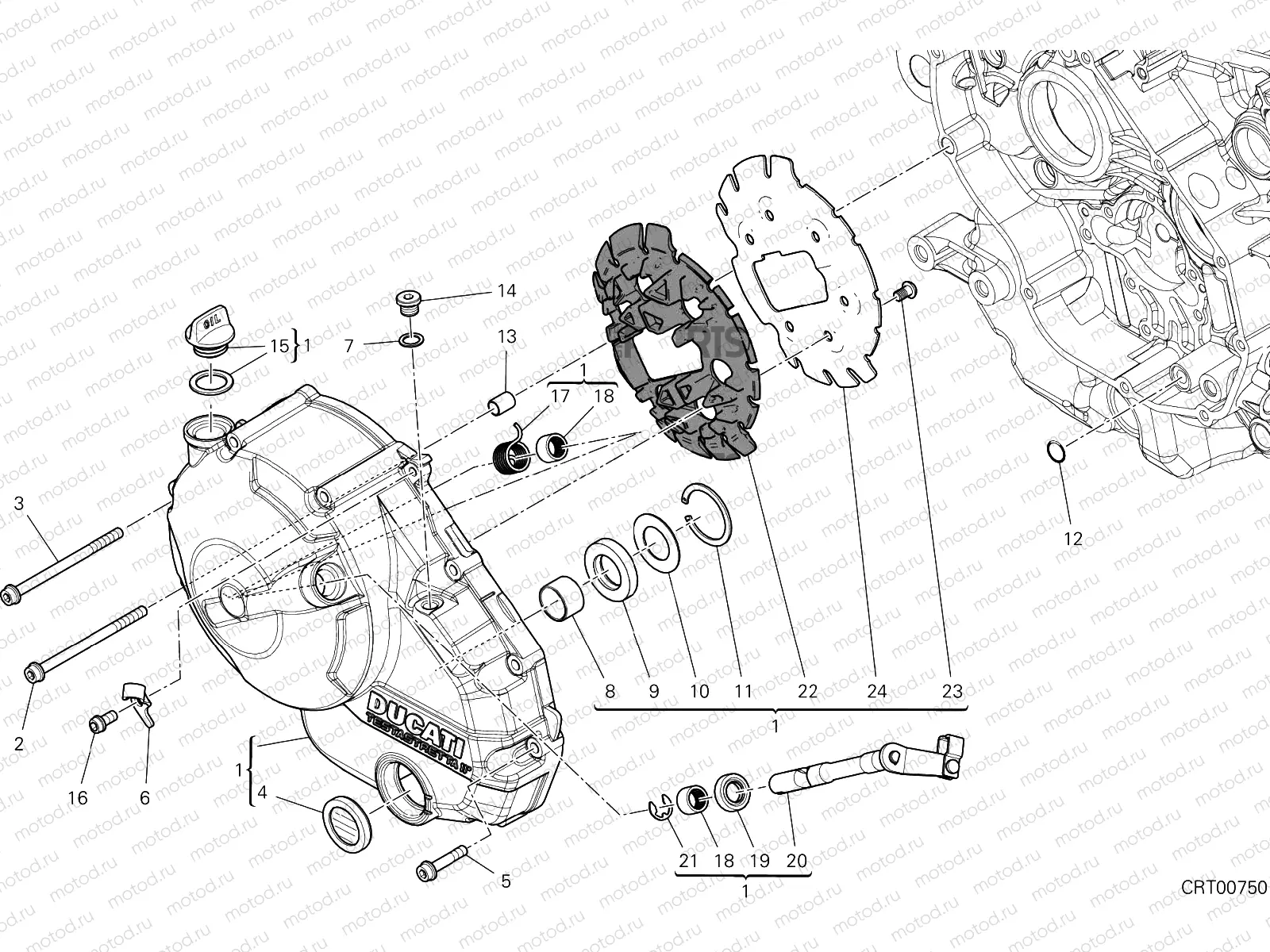 CLUTCH COVER [MOD:SS 939 S]