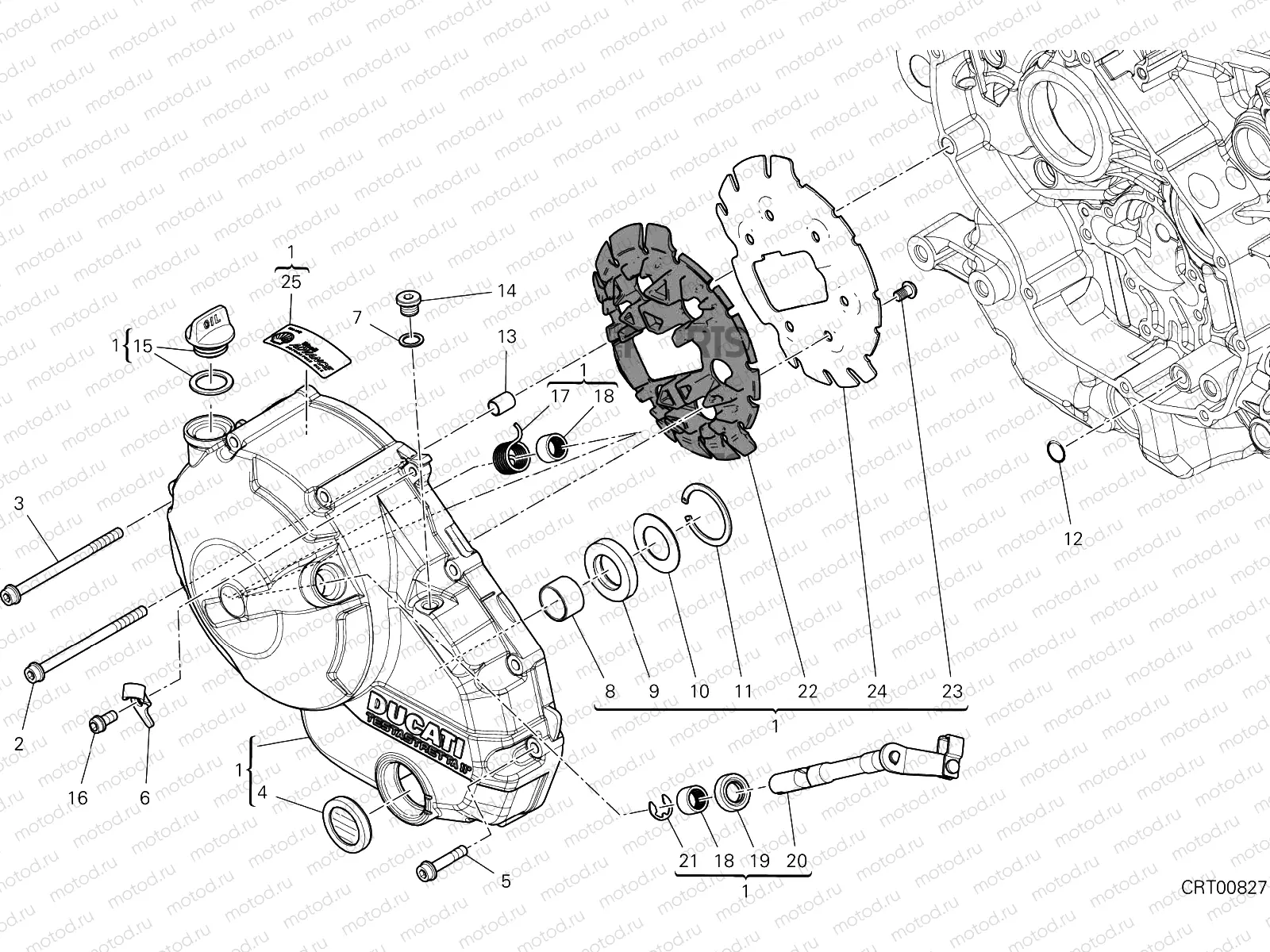 CLUTCH COVER [MOD:SS 939 S]