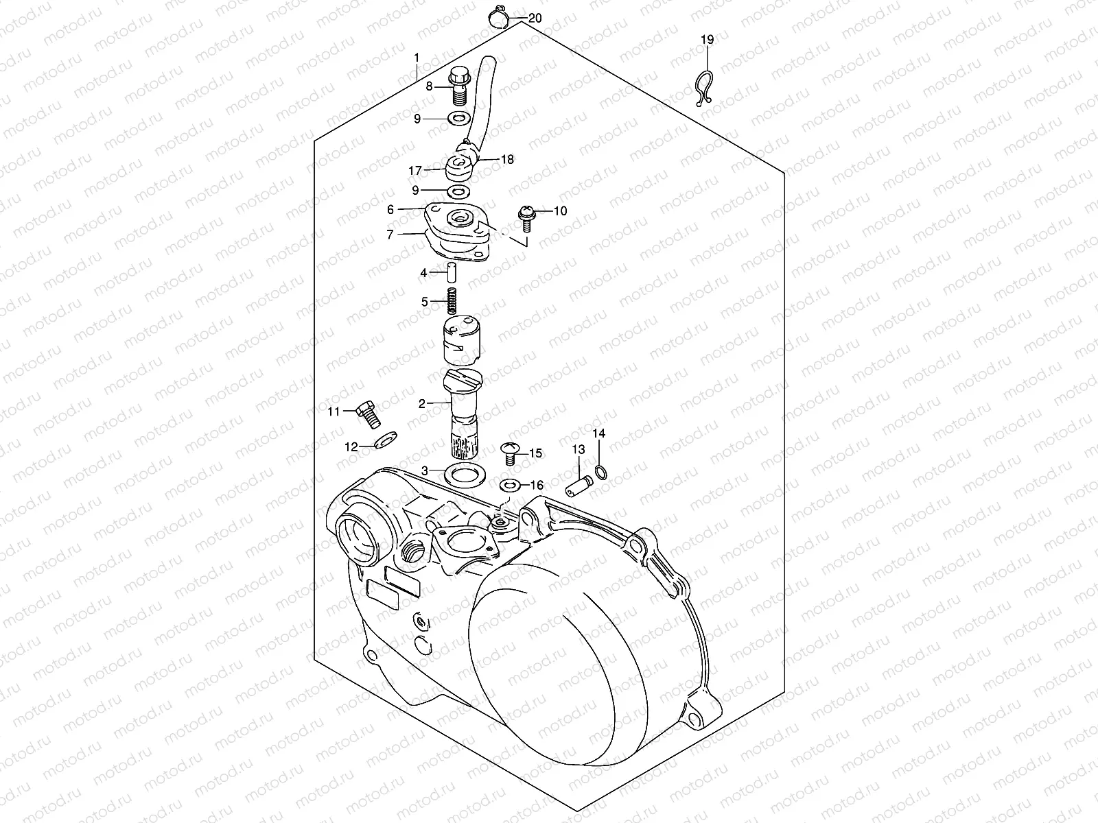 CLUTCH COVER - OIL PUMP