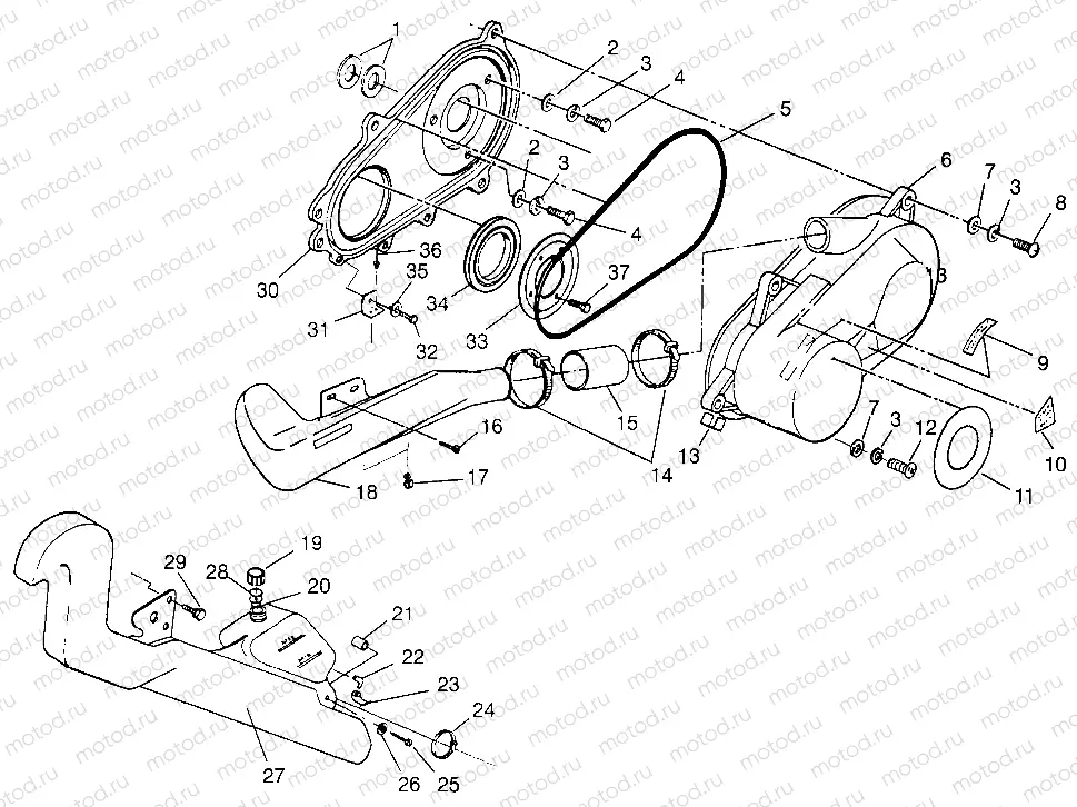 CLUTCH COVER (SPORT) - W968540 (4935863586C007) | CLUTCH COVER (SPORT) - W968540 (4935863586C007)