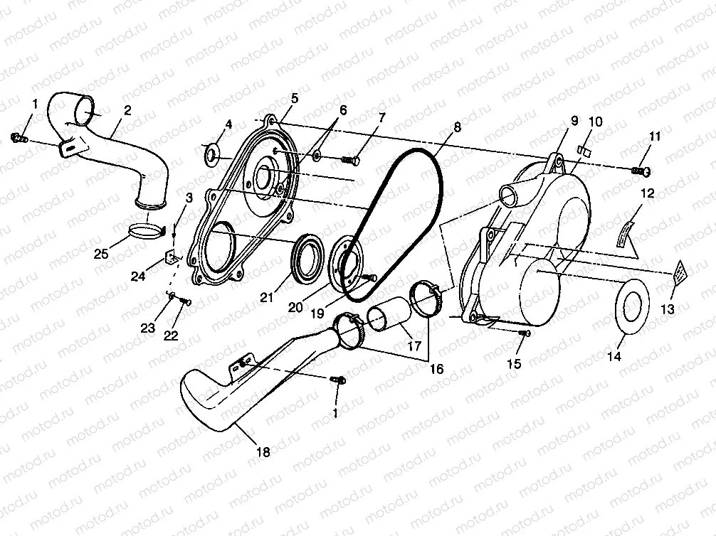 CLUTCH COVER - W98AC42A (4945214521C002) | CLUTCH COVER - W98AC42A (4945214521C002)