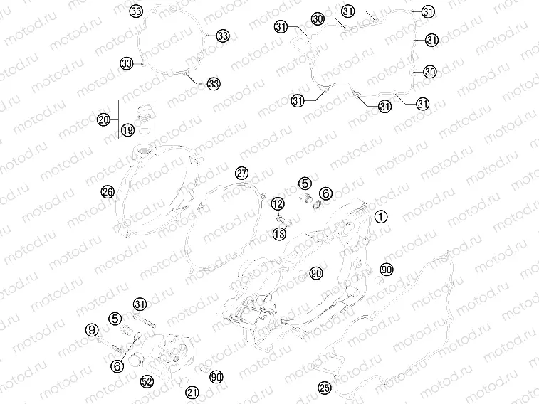 CLUTCH COVER|Engine|30