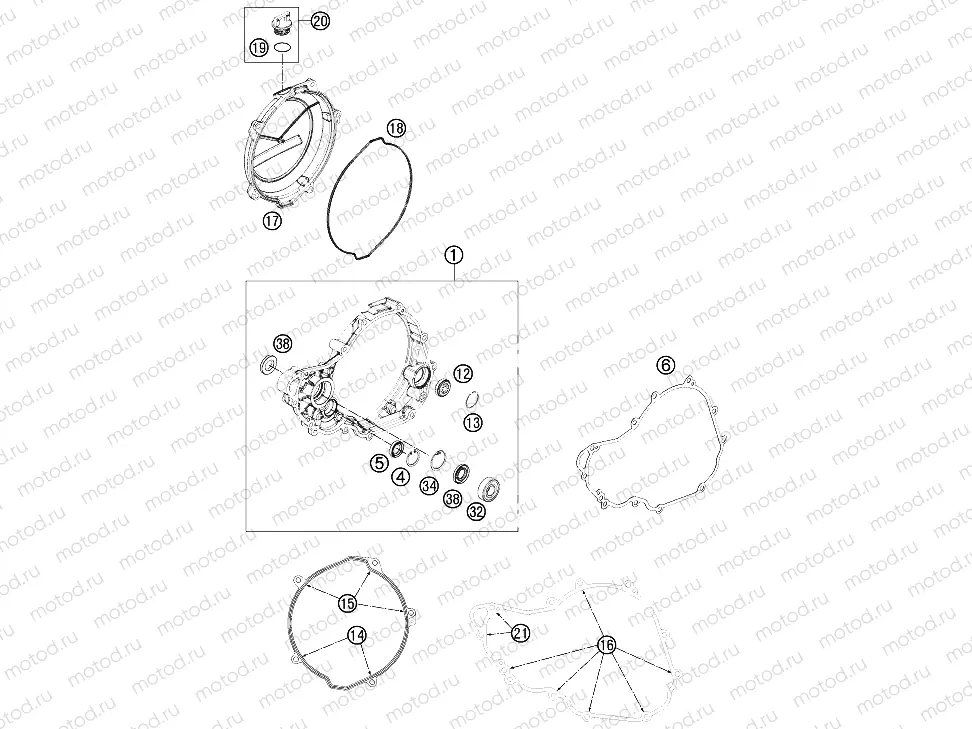 CLUTCH COVER|Engine|30
