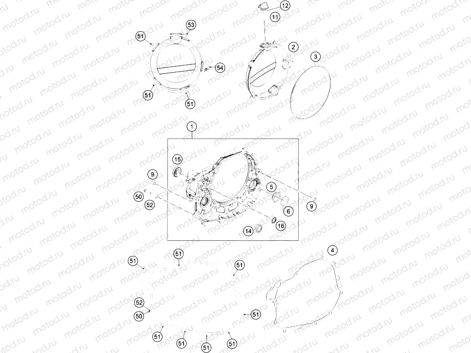 CLUTCH COVER|Engine|30