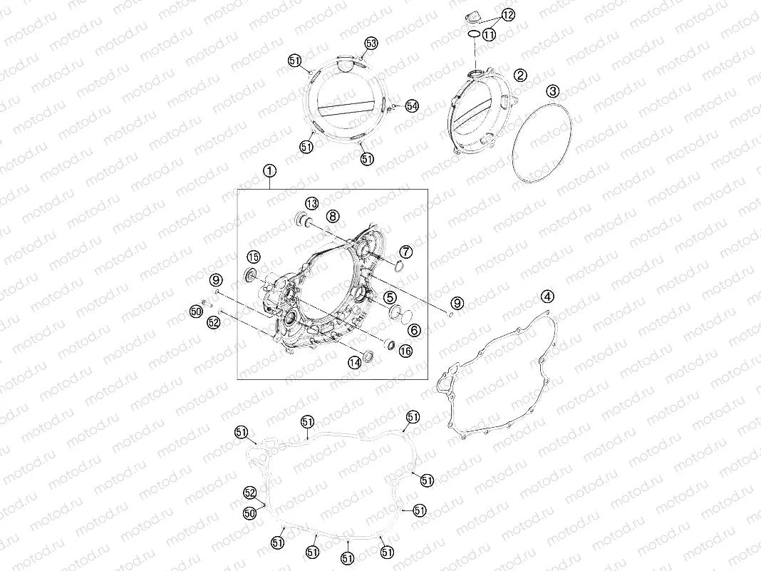 CLUTCH COVER|Engine|30