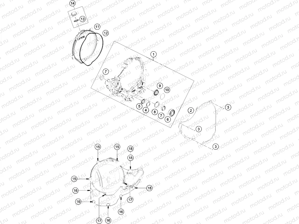 CLUTCH COVER|Engine|30