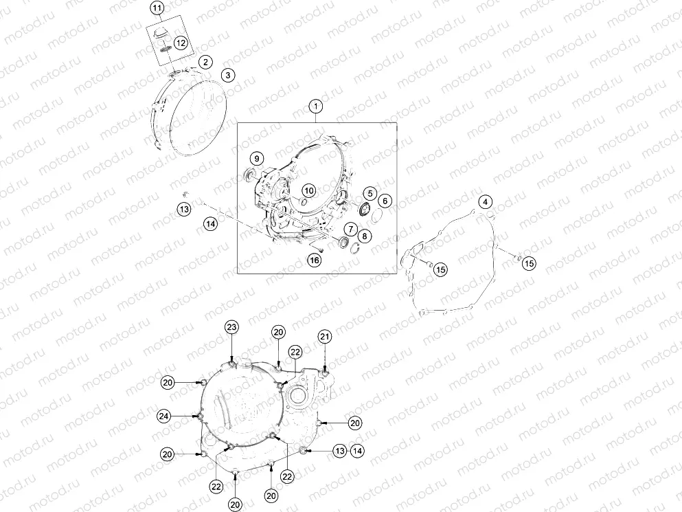 CLUTCH COVER|Engine|30