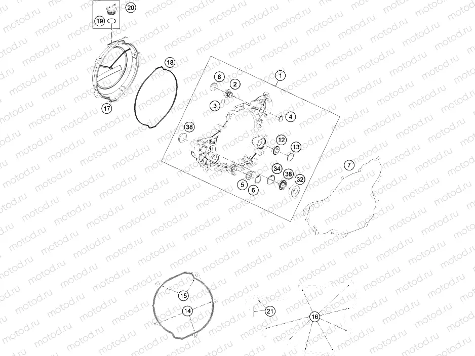 CLUTCH COVER|Engine|30