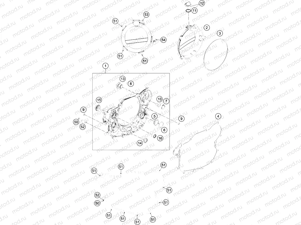 CLUTCH COVER|Engine|30