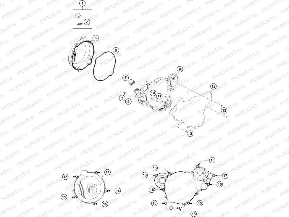 CLUTCH COVER|Engine|30