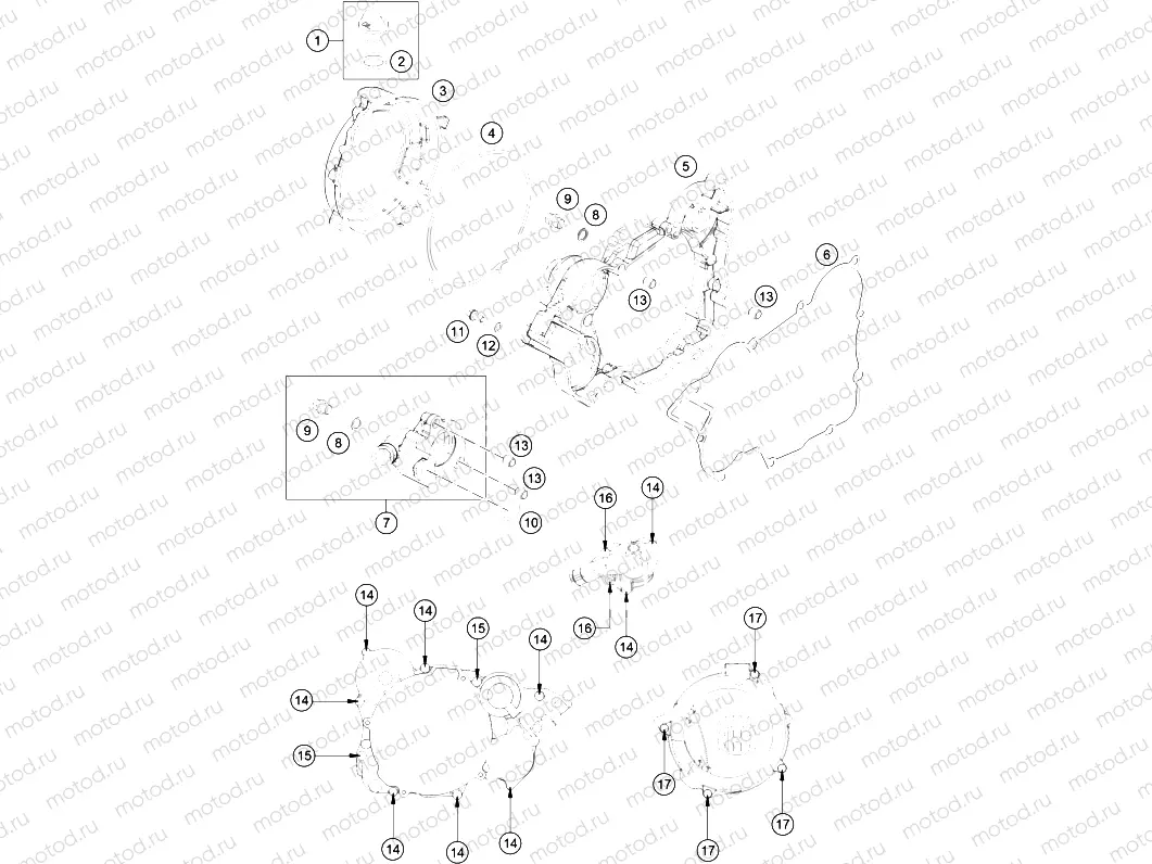 CLUTCH COVER|Engine|30