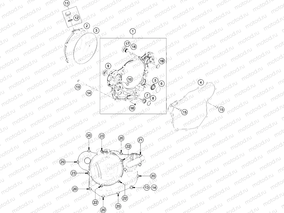 CLUTCH COVER|Engine|30