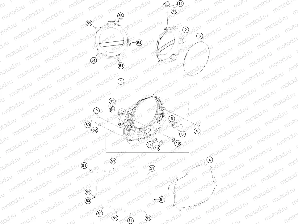 CLUTCH COVER|Engine|30