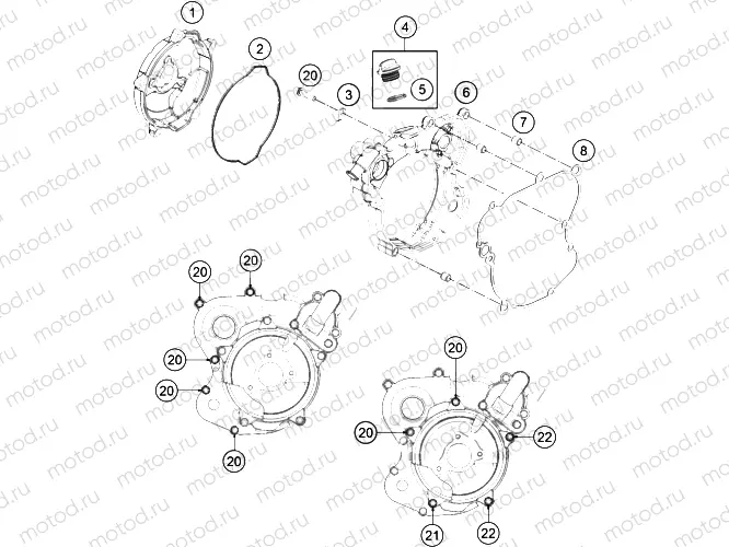 CLUTCH COVER|Engine|30