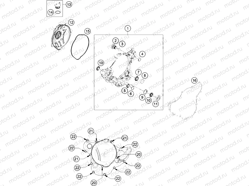 CLUTCH COVER|Engine|30