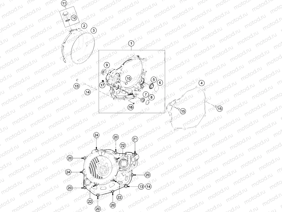 CLUTCH COVER|Engine|30
