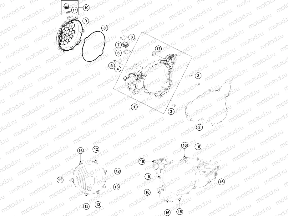 CLUTCH COVER|Engine|30