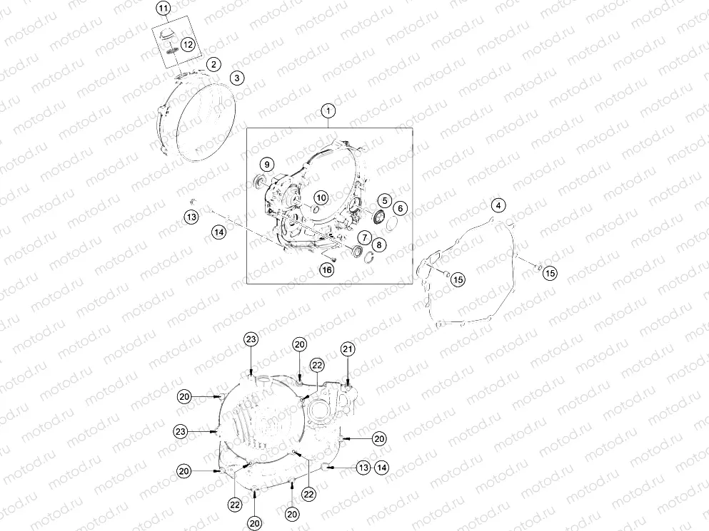 CLUTCH COVER|Engine|30