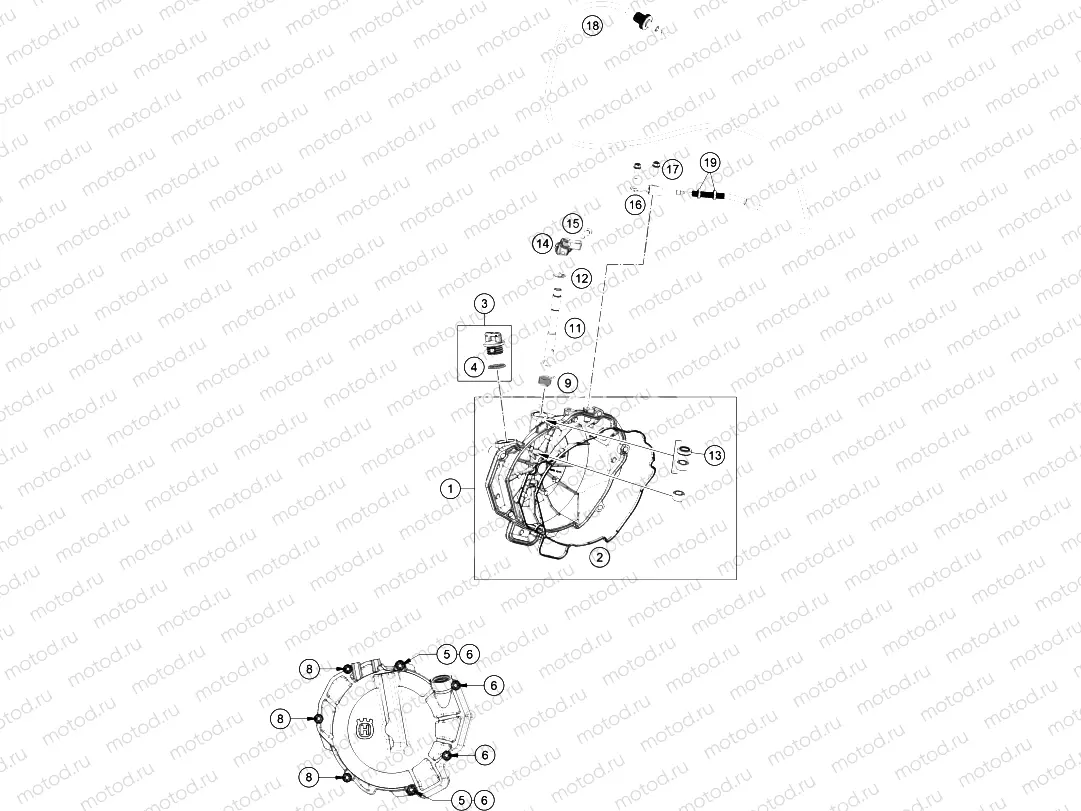 CLUTCH COVER|Engine|30