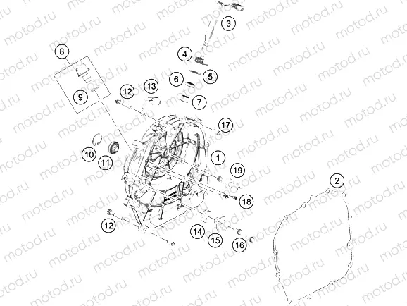 CLUTCH COVER|Engine|30