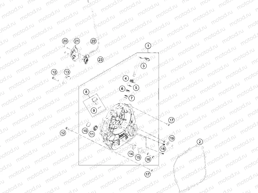 CLUTCH COVER|Engine|30