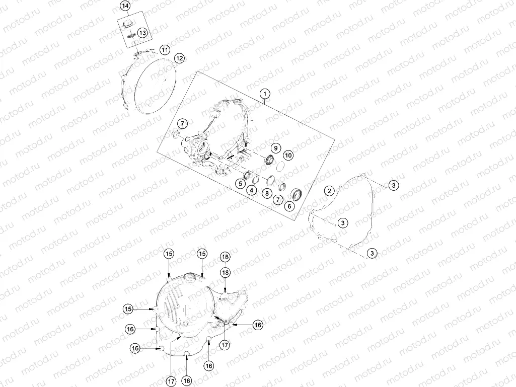 CLUTCH COVER|Engine|30