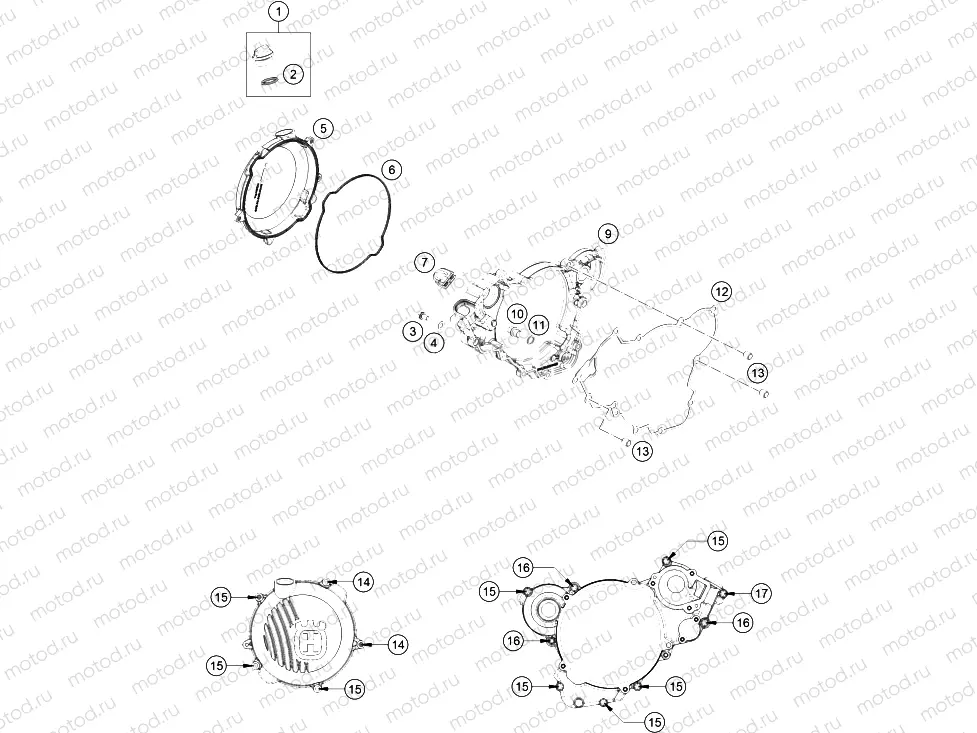 CLUTCH COVER|Engine|30