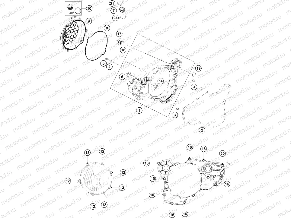 CLUTCH COVER|Engine|30