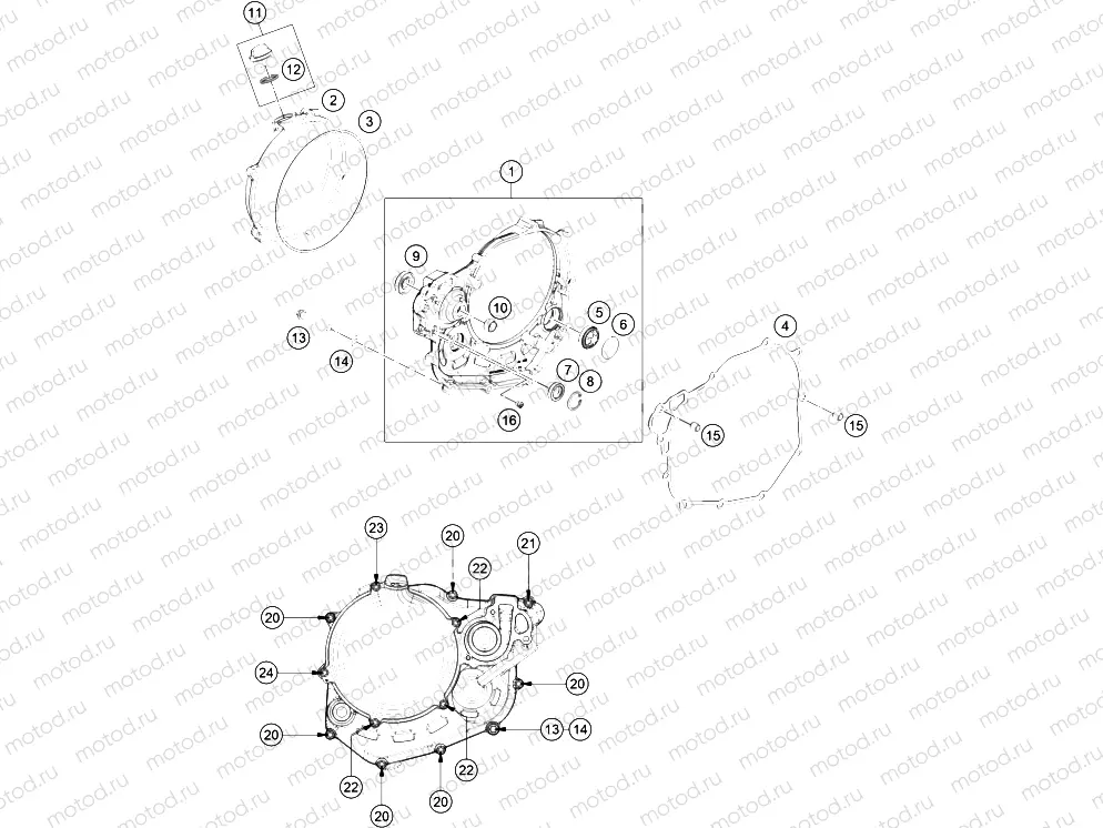CLUTCH COVER|Engine|30