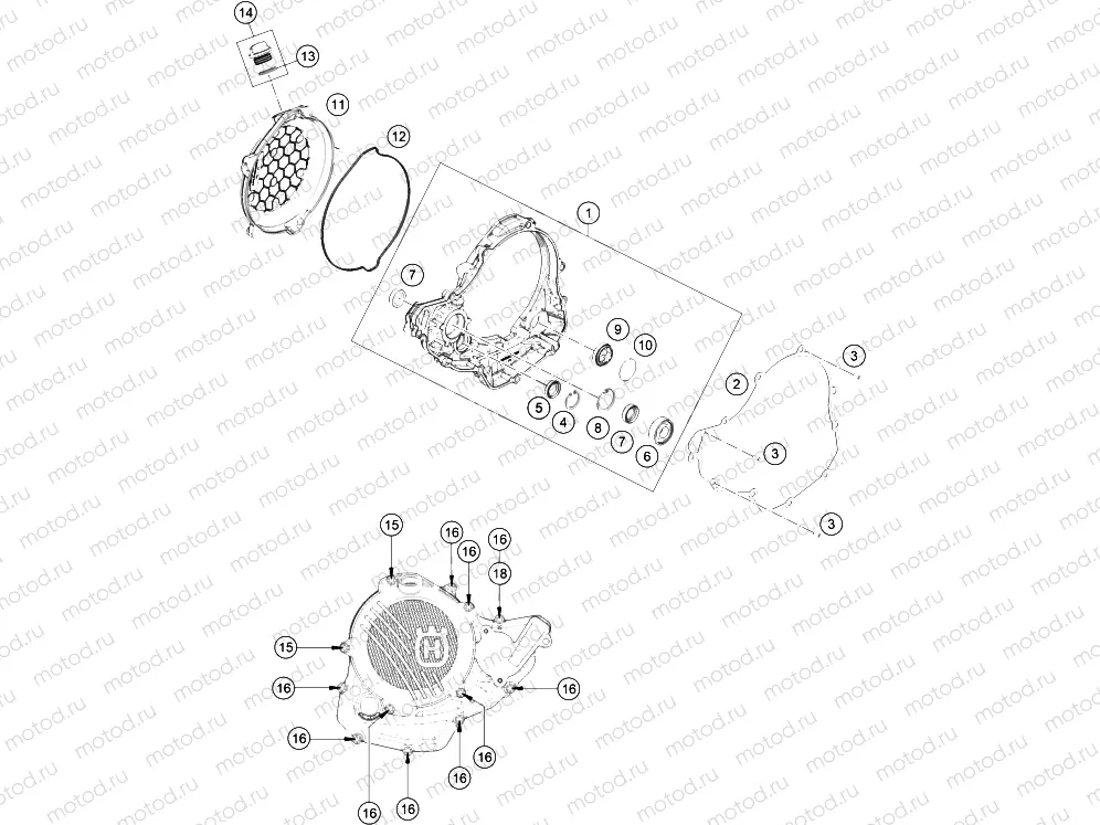 CLUTCH COVER|Engine|30