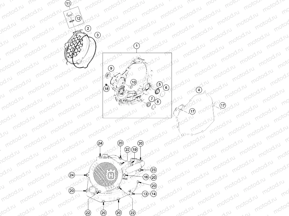CLUTCH COVER|Engine|30