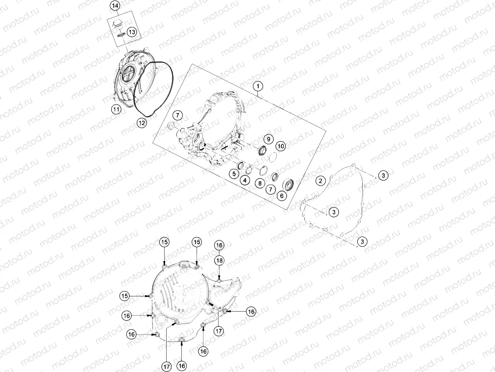 CLUTCH COVER|Engine|30