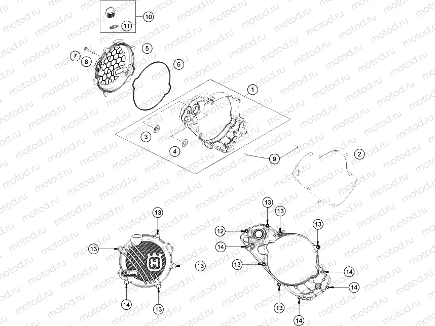 CLUTCH COVER|Engine|30