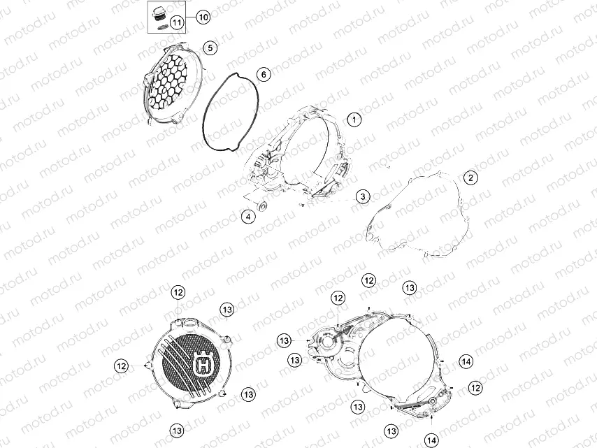 CLUTCH COVER|Engine|30